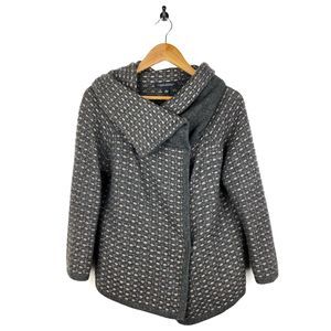 Banana Republic Italian Yarn Wool Cashmere Coat L